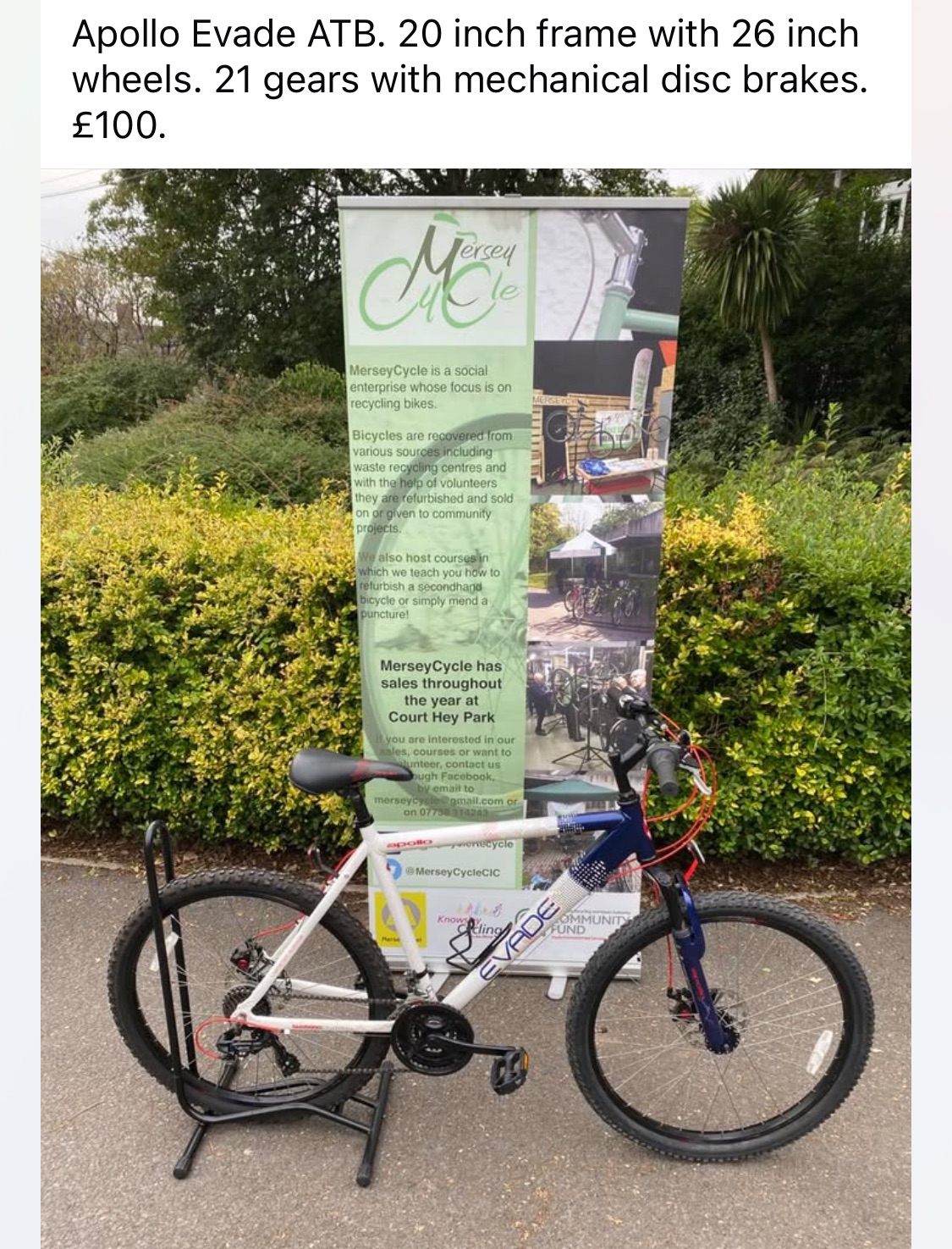 Apollo Evade Mountain Bike.