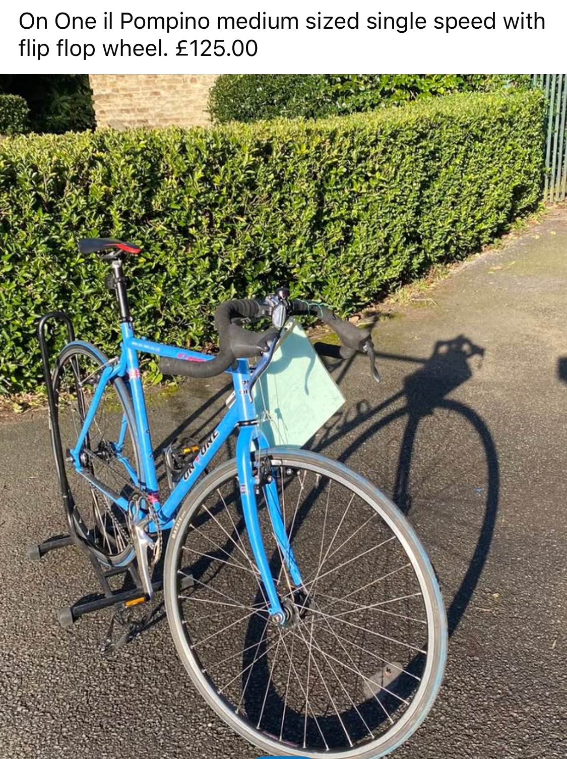 On One Pompino Single speed bike 