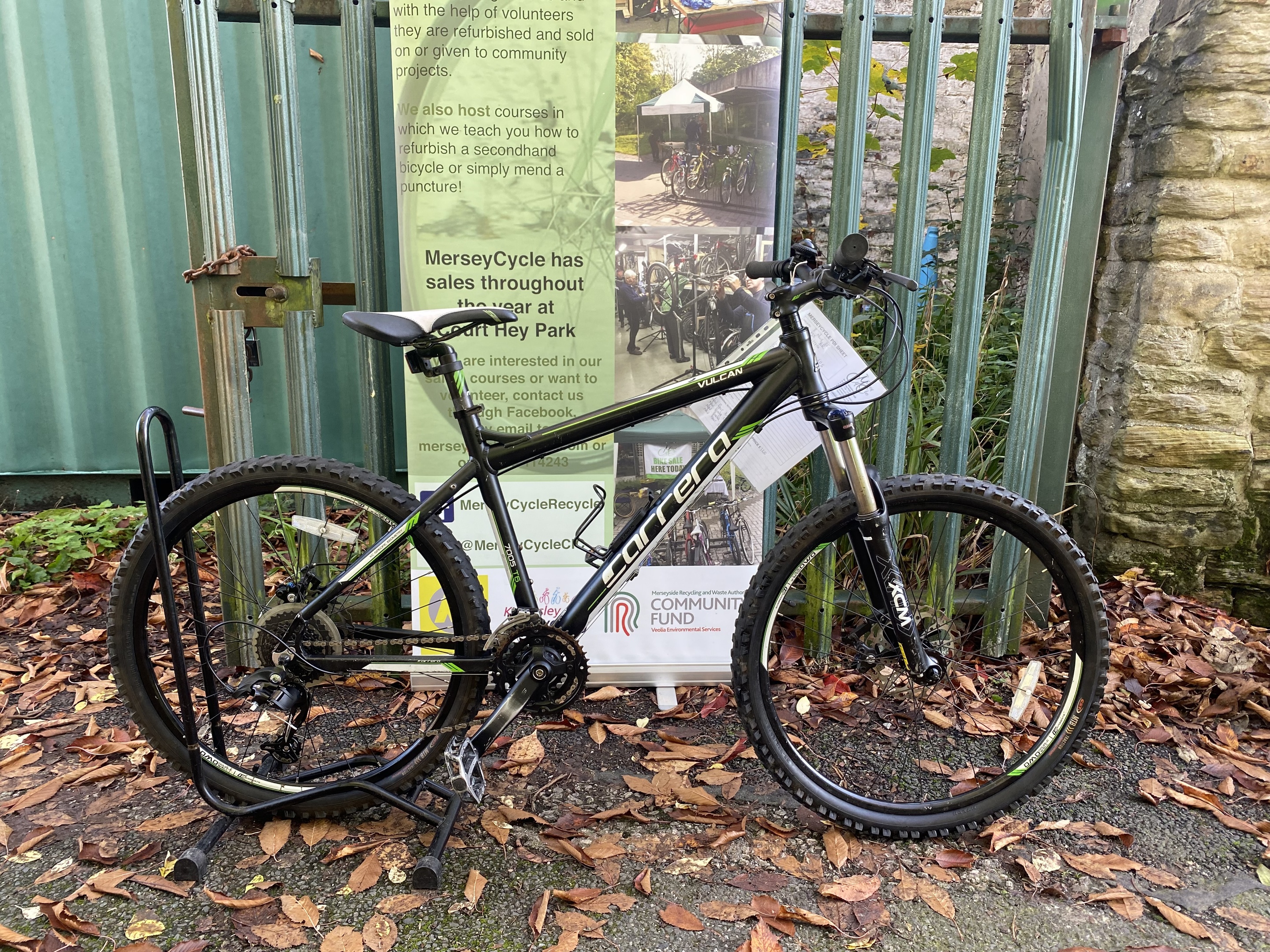 Carrera Vulcan mountain bike shop recycled bikes